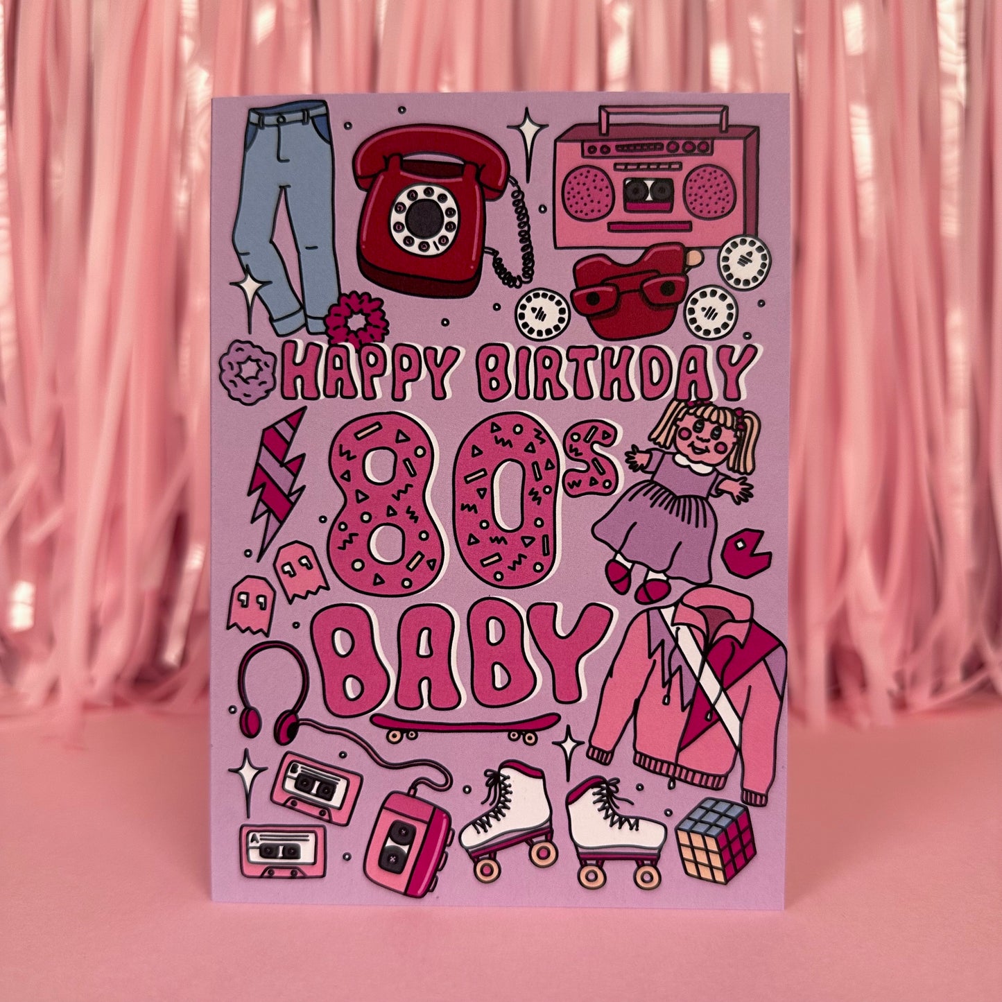 80s Baby - Birthday Card