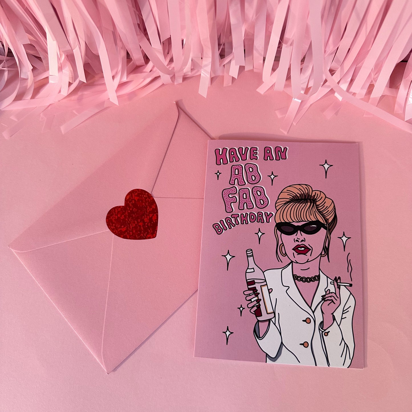 Ab Fab - Birthday Card